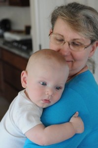 Hank loves his Grandma!