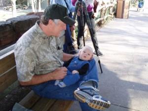 Hanging out with Grandad