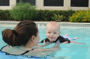 Hank loves the water!