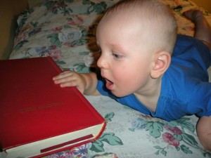 Hank was drawn to Great-Grandma's Bible