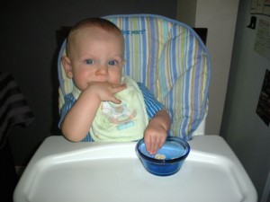 feeding himself